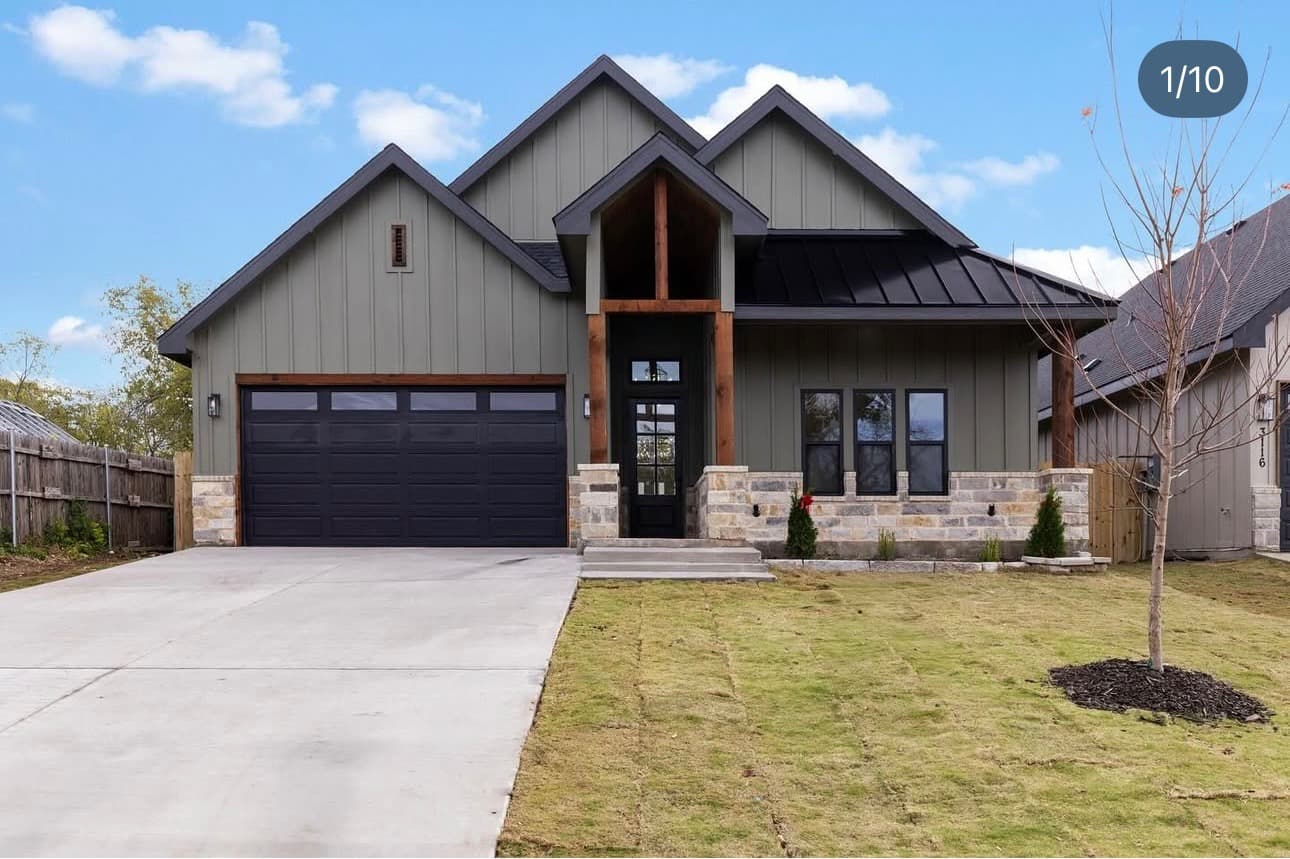 Detailed exterior painting around windows and siding