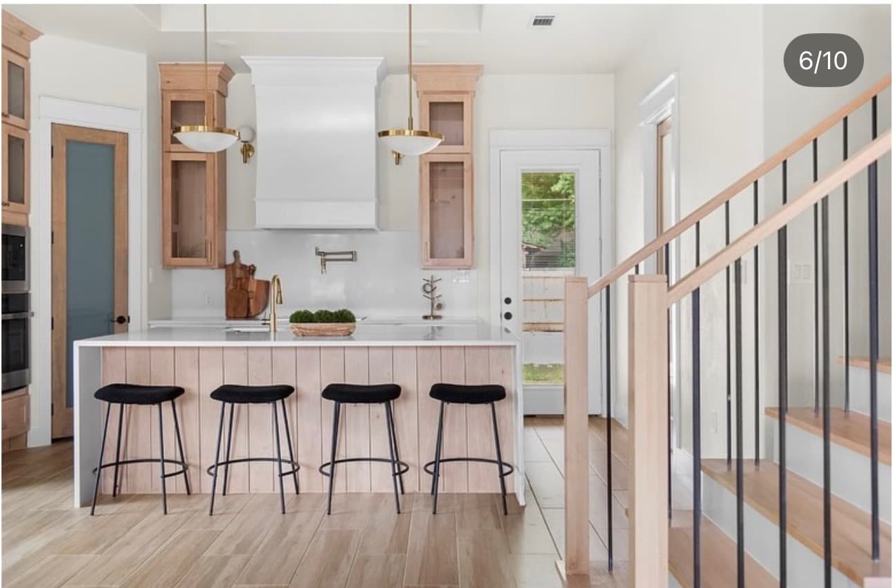 New interior paint application on walls and trim