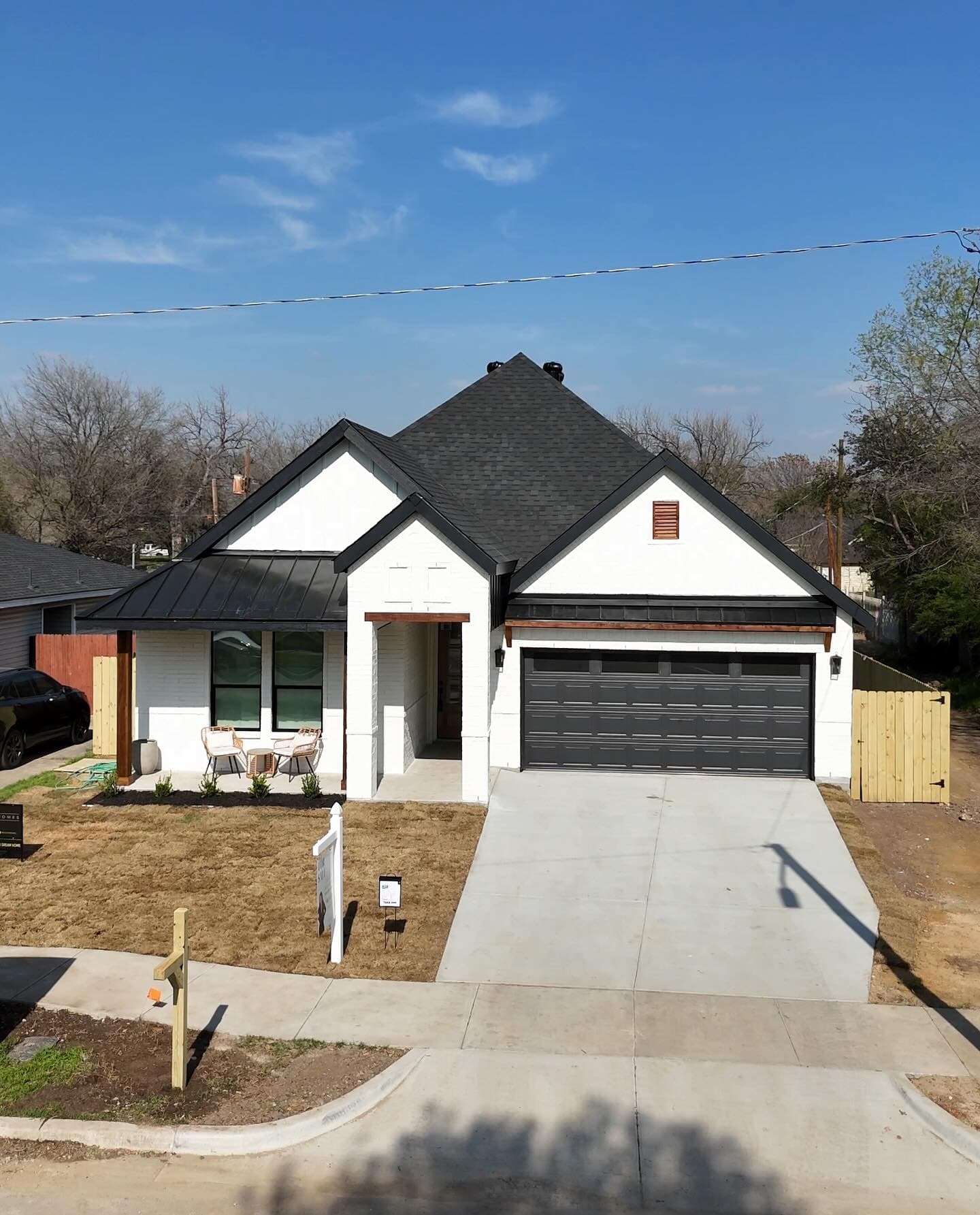 House exterior transformed with durable paint coating